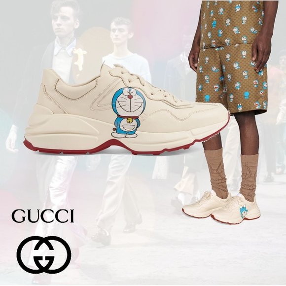 Gucci x Doraemon Rhyton sneakers - Picture 1 of 17